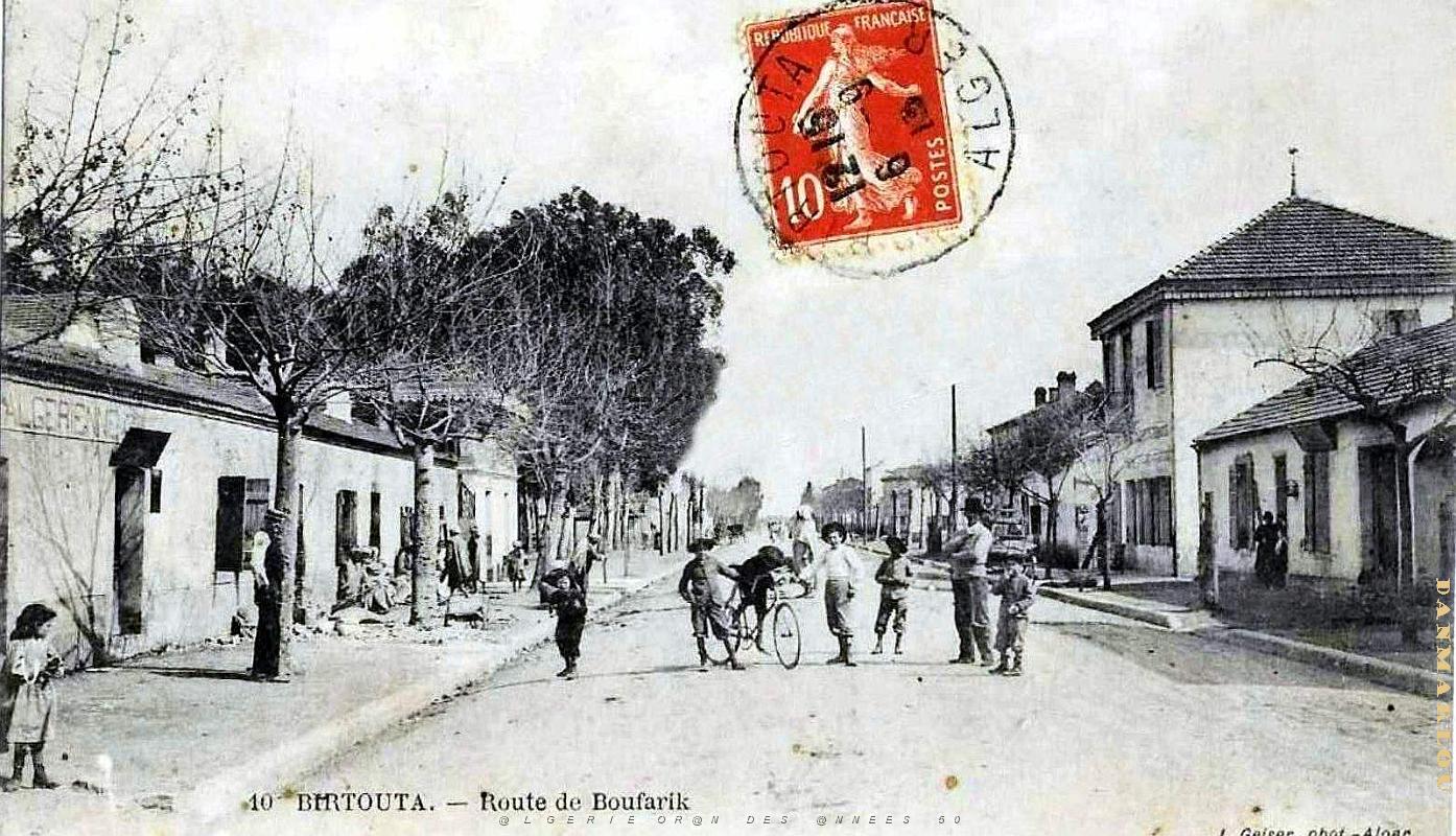 2676- Birtouta - Route de Boufarik - 1913.jpg